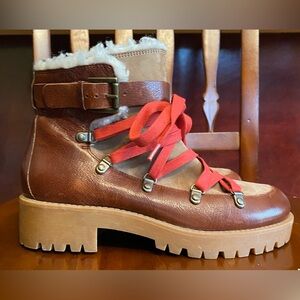 NWORYNNE Leather Upper Boots